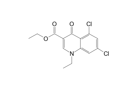 5,7-DICHLORO-1,4-DIHYDRO-1-ETHYL-4-OXOQUINOLINE-3-CARBOXYLIC-ACID-ETHYLESTER