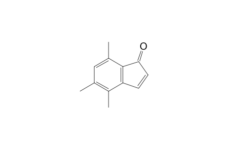 1H-Inden-1-one, 4,5,7-trimethyl-