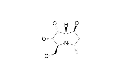 HYACINTHACINE-B3;(1S*,2R*,3R*,5R*,7R*,7A*R)-3-HYDROXYMETHYL-5-METHYL-1,2,7-TRIHYDROXYPYRROLIZIDINE