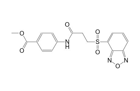 benzoic acid, 4-[[3-(2,1,3-benzoxadiazol-4-ylsulfonyl)-1-oxopropyl]amino]-, methyl ester