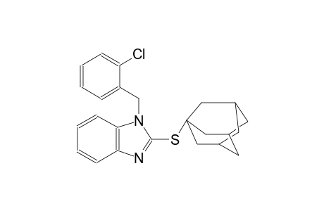 1H-benzimidazole, 1-[(2-chlorophenyl)methyl]-2-(tricyclo[3.3.1.1~3,7~]dec-1-ylthio)-