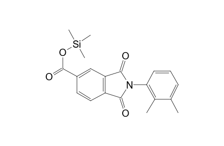 2-(2,3-Dimethylphenyl)-1,3-dioxo-5-isoindolinecarboxylic acid, tms derivative