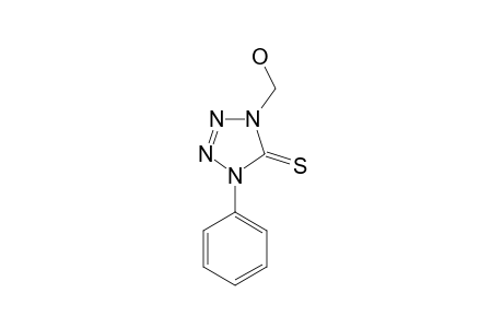 4-(HYDROXYMETHYL)-1-PHENYL-DELTA(2)-1,2,3,4-TETRAZOLINO-5-THIONE