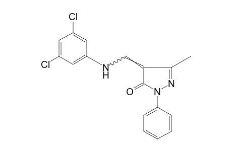 4-[(3,5-DICHLOROANILINO)METHYLENE]-3-METHYL-1-PHENYL-2-PYRAZOLIN-5-ONE