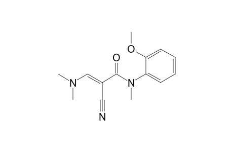 2-Cyano-3-(dimethylamino)-N-methyl-N-(2-methoxyphenyl)acrylamide