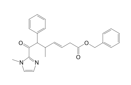 (E)-Benzyl 5-methyl-7-(1-methyl-1H-imidazol-2-yl)-7-oxo-6-phenylhept-3-enoate