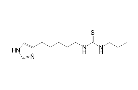 N-n-Propyl-N'-[5-(4(5)-imidazolyl)pentyl]thiourea oxalate
