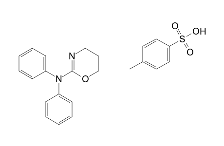 5,6-dihydro-2-(diphenylamino)-4H-1,3-oxazine, p-toluenesulfonate