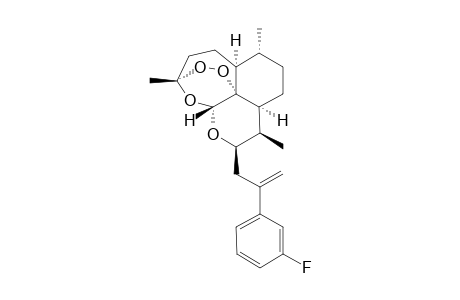 10.beta.-[2-(3-Fluorophenyl)allyl]deoxoartemisinin
