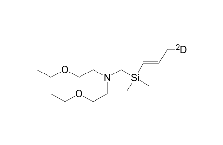 Ethanamine, N-[(dimethyl-1-propenyl-3-d-silyl)methyl]-2-ethoxy-N-(2-ethoxyethyl)-, (E)-