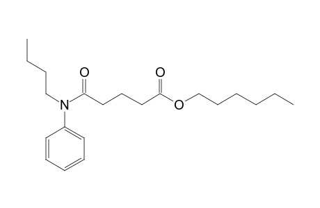 Glutaric acid, monoamide, N-butyl-N-phenyl-, hexyl ester