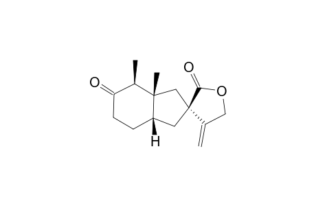 (2S,3aR,4S,7aS)-3a,4-dimethyl-4'-methylene-spiro[1,3,4,6,7,7a-hexahydroindene-2,3'-tetrahydrofuran]-2',5-dione