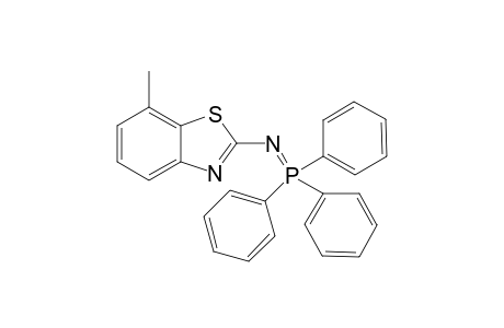 N-(7-Methyl-1,3-benzothiazol-2-yl)triphenyliminophosphorane