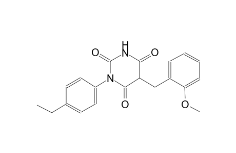1-(4-ethylphenyl)-5-(2-methoxybenzyl)-2,4,6(1H,3H,5H)-pyrimidinetrione
