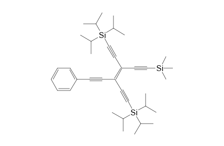 (E)-1-Phenyl-3,4-bis[(triisopropylsilyl)ethynyl]-6-(trimethylsilyl)hex-3-ene-1,5-diyne