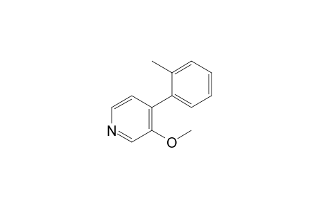 3-Methoxy-4-(2-methylphenyl)pyridine