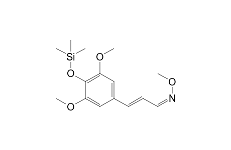 cis-3,5-dimethoxy-4-hydroxycinnamaldehyde, 1TMS, 1MEOX