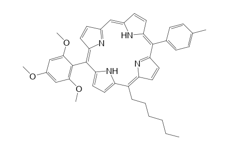 5-Hexyl-10-(4-methylphenyl)-20-(2,4,6-trimethoxyphenyl)porphyrin