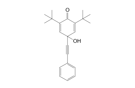 2,6-di-tert-butyl-4-hydroxy-4-(phenylethynyl)-2,5-cyclohexadien-1-one