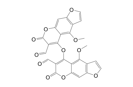 BIS-(3-FORMYL-5-METHOXYFURANOCOUMARIN-4-YL)-ETHER