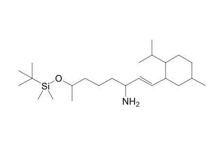 (E)-7-tert-Butyldimethylsilyloxy-1-(2-isopropyl-5-methylcyclohexyl)-3-aminooctene