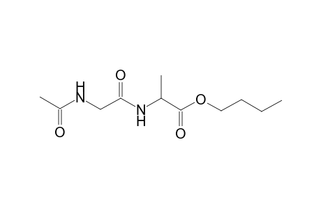 L-Alanine, N-(N-acetylglycyl)-, butyl ester