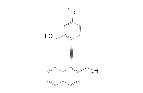 1-[2-(2-Hydroxymethyl-4-methoxyphenyl)-1-ethynyl]-2-naphthylmethanol