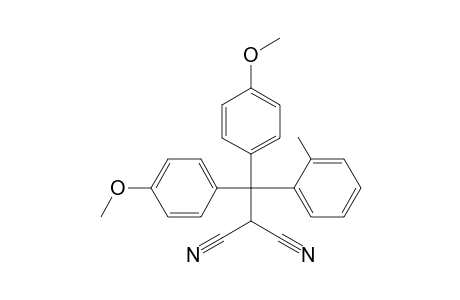 2-[bis(4-methoxyphenyl)-(2-methylphenyl)methyl]propanedinitrile