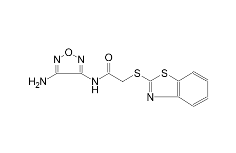 N-(4-Amino-1,2,5-oxadiazol-3-yl)-2-(1,3-benzothiazol-2-ylsulfanyl)acetamide