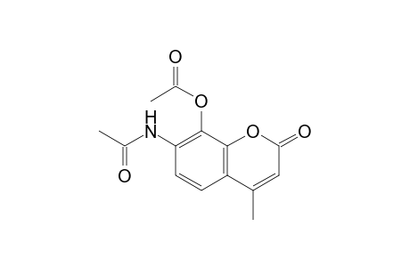 8-Acetoxy-7-acetylamino-4-methylcoumarin
