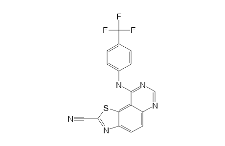 9-[4-(TRIFLUOROMETHYL)-PHENYLAMINO]-THIAZOLO-[5,4-F]-QUINAZOLINE-2-CARBONITRILE