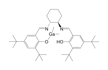 Dimethylgallium 2,4-di-tert-butyl-6-((E)-(((1R,2R)-2-((E)-(3,5-di-tert-butyl-2-hydroxybenzylidene)amino)cyclohexyl)imino)methyl)phenolate