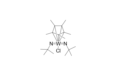 bis(t-Butylimido) chloro[.eta.(5)-pentamethyl cyclopentadienyl] tungsten(VI)