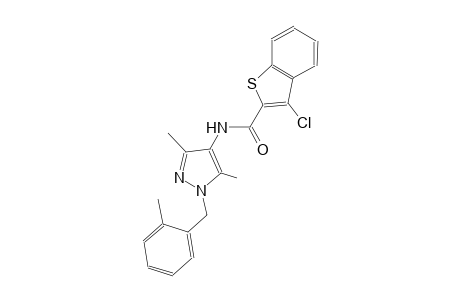3-chloro-N-[3,5-dimethyl-1-(2-methylbenzyl)-1H-pyrazol-4-yl]-1-benzothiophene-2-carboxamide