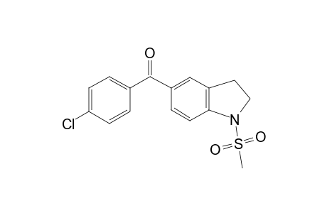 (4-chlorophenyl)-(1-mesylindolin-5-yl)methanone