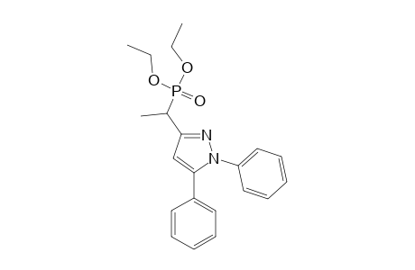 DIETHYL-1-(1,5-DIPHENYLPYRAZOL-3-YL)-ETHYLPHOSPHONATE