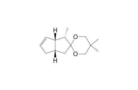 Spiro[1,3-dioxane-2,2'(1'H)-pentalene], 3',3'a,4',6'a-tetrahydro-1',5,5-trimethyl-, (1'.alpha.,3'a.beta.,6'a.beta.)-(.+-.)-
