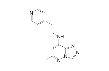6-Methyl-N-(2-(pyridin-4-yl)ethyl)-[1,2,4]triazolo[4,3-b]pyridazin-8-amine