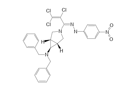 N-[1-(6-DIBENZYLAMINO-3-AZA-BICYCLO-[3.1.0]-HEX-3-YL)-2,3,3-TRICHLORO-ALLYLIDENE]-N'-(4-NITROPHENYL)-HYDRAZINE