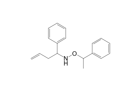 1-Phenyl-N-(1-phenylethoxy)but-3-enylamine