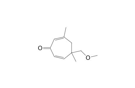 3,5-Dimethyl-5-(methoxymethyl)cyclohepta-2,6-dien-1-one