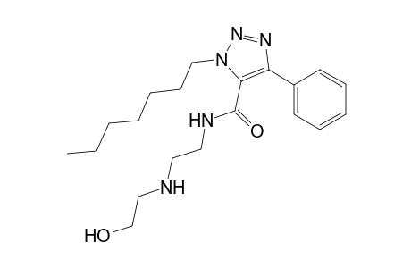 1-Heptyl-5-phenyl-1H-(1,2,3)-triazole-N-[2'-(2"-hydroxyethyl)aminoethyl]-4-carboxamide