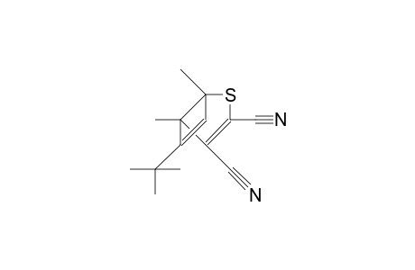 6-(1,1-Dimethylethyl)-1,5-dimethyl-2-thiabicyclo-[3.2.0]-hepta-3,6-diene-3,4-dicarbonitrile