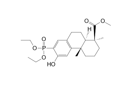 1-Phenanthrenecarboxylic acid, 7-(diethoxyphosphinyl)-1,2,3,4,4a,9,10,10a-octahydro-6-hydroxy-1,4a-d imethyl-, methyl ester, [1S-(1.alpha.,4a.alpha.,10a.beta.)]-