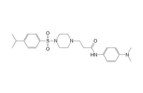 1-piperazinepropanamide, N-[4-(dimethylamino)phenyl]-4-[[4-(1-methylethyl)phenyl]sulfonyl]-