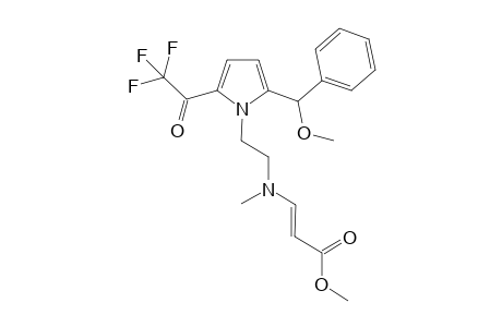 Methyl(2E)-3-[{2-[2-[methoxy(phenyl)methyl]-5-(tri-fluoroacetyl)-1H-pyrrol-1-yl]ethyl}(methyl)amino]acrylate