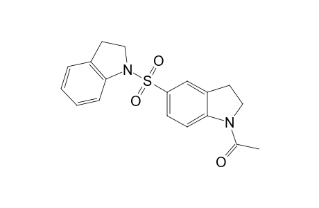 1-(5-indolin-1-ylsulfonylindolin-1-yl)ethanone