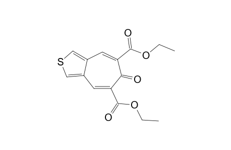 6-oxo-6H-cyclohepta[c]thiophene-5,7-dicarboxylic acid, diethyl ester