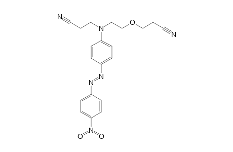 N-(2-Cyanoethyl)-N-(2-(2-cyanoethoxyethyl)-4-(4-nitrophenylazo)aniline