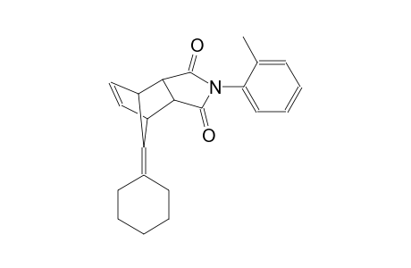 10-cyclohexylidene-4-(2-methylphenyl)-4-azatricyclo[5.2.1.0~2,6~]dec-8-ene-3,5-dione